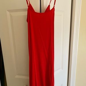 Fashion nova Jakarta red ruched dress